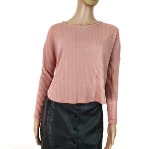 Paper Crane | Soft Waffle Knit Crop Top